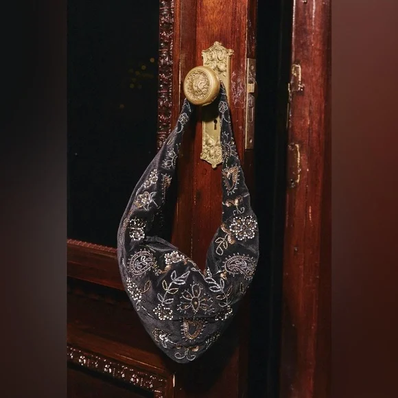 ❤️‍🔥 Free People~ Nashville Nights Beaded Black Bag 
New With Tags And Packaging - Picture 8 of 12